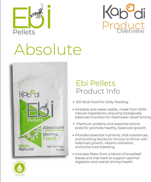 Kabadi EBI Pellets Shrimp Food Absolute