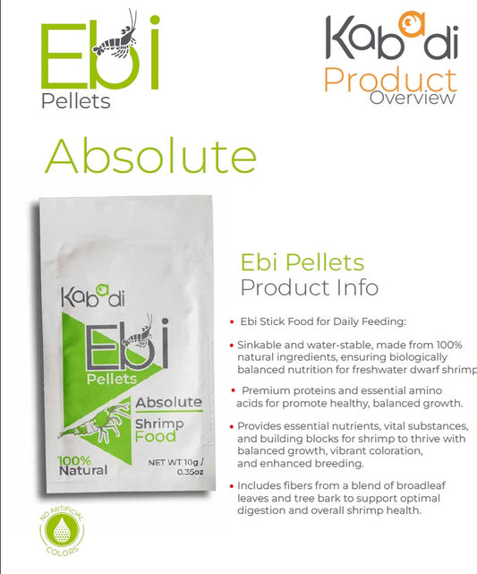 Kabadi EBI Pellets Shrimp Food Absolute