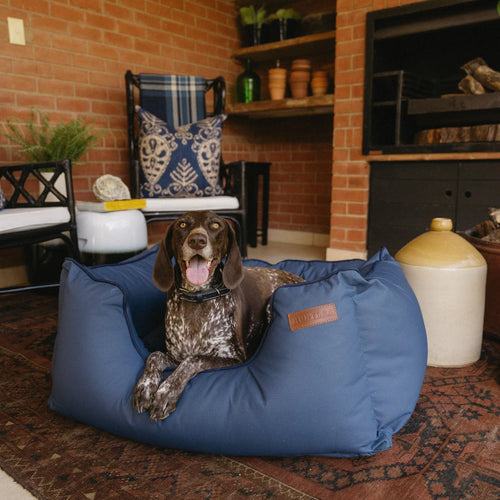 Huntlea Kalahari King Bed - Navy
