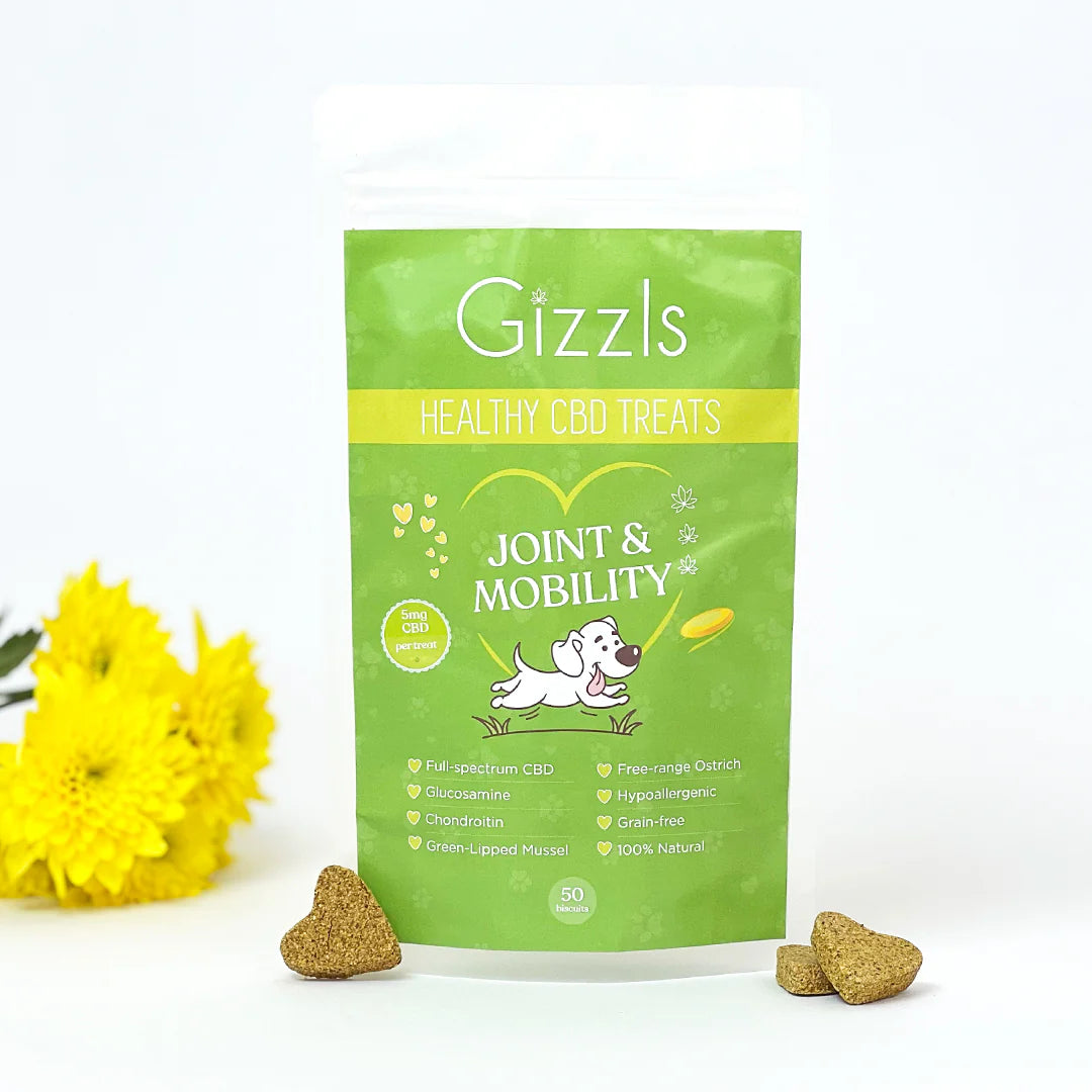 Gizzls Joint & Mobility CBD Dog Treats (M/L Breed)