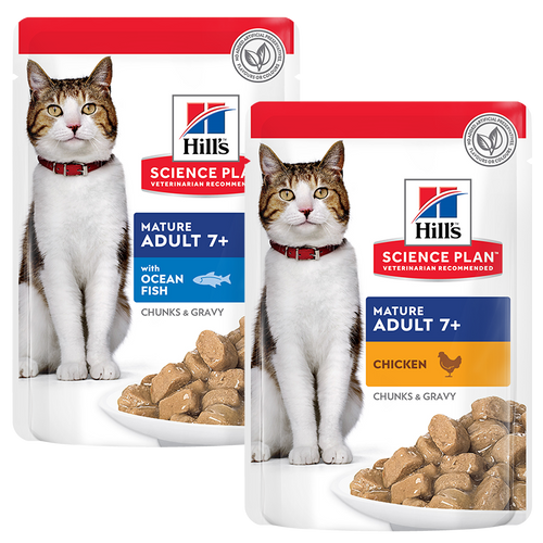 Hills Mature Adult 7+ Pouches 85g