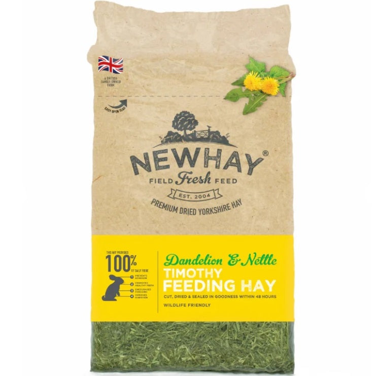 Newhay Timothy Hay with Dandelion & Nettle 500g
