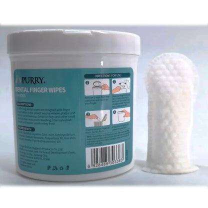 Purry Dental Finger Wipes For Dogs