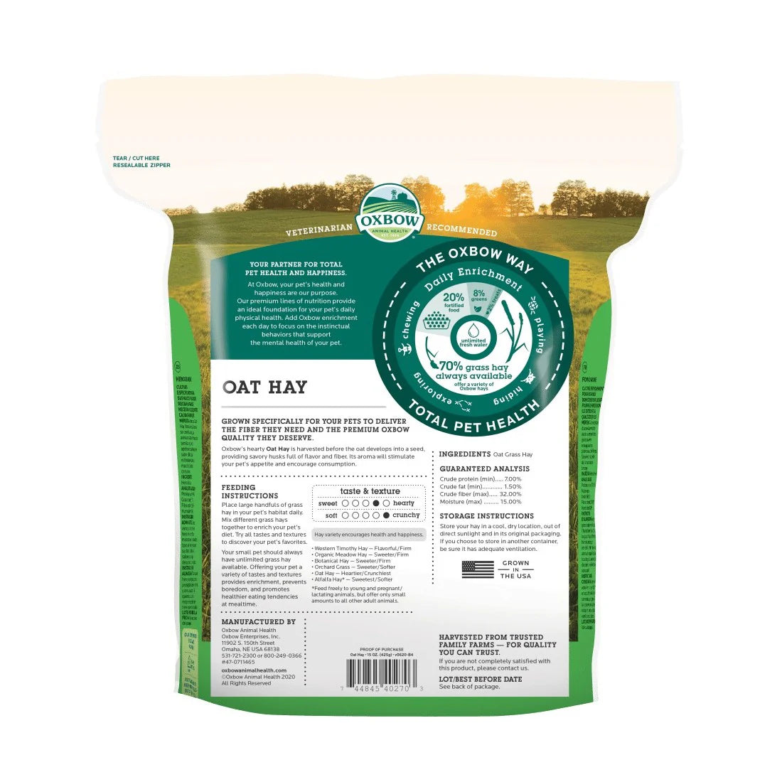 Oxbow Oat Hay - 425g