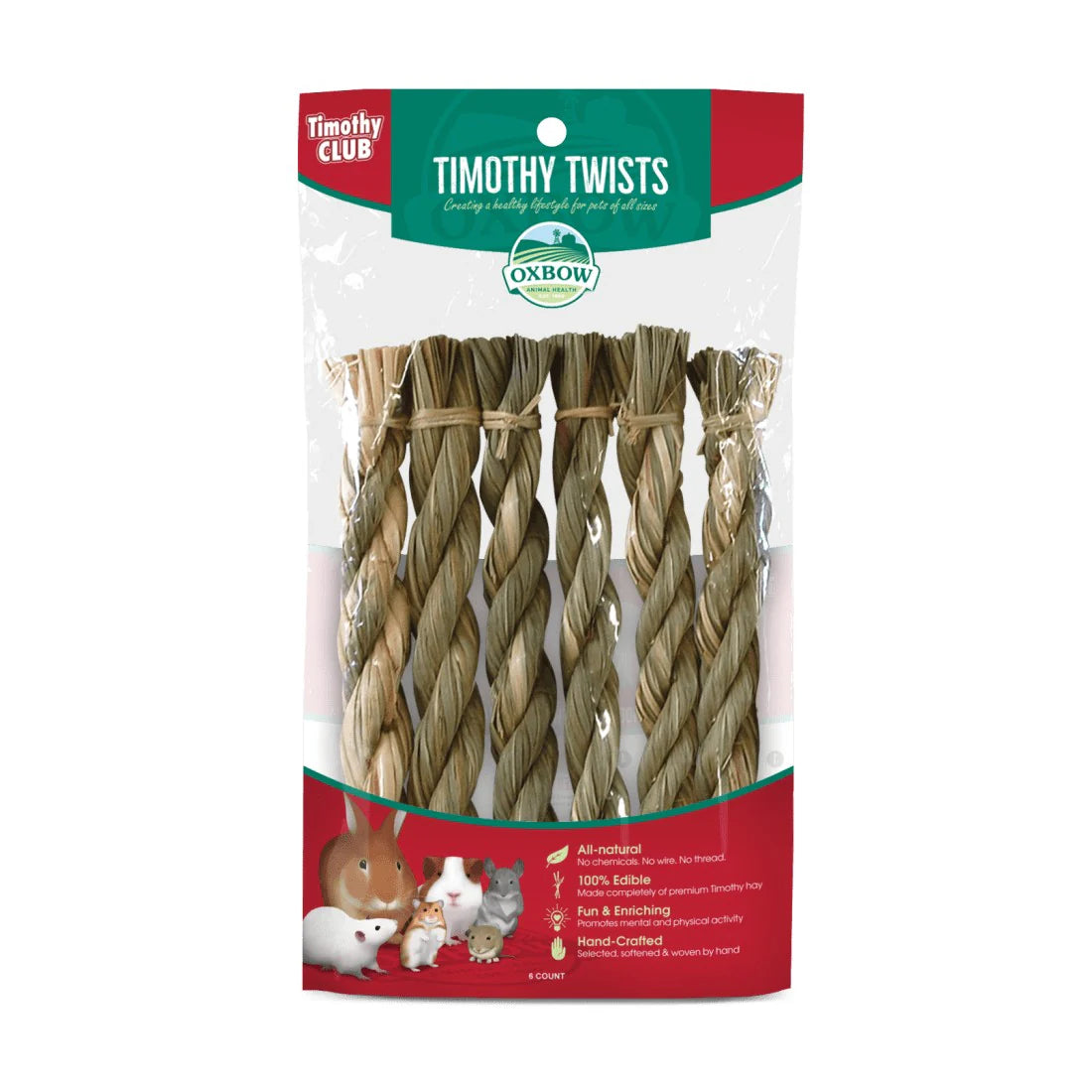 Oxbow Timothy Club Timothy Twists - 6 piece
