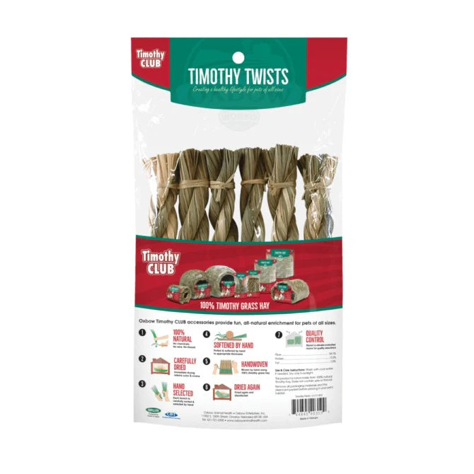 Oxbow Timothy Club Timothy Twists - 6 piece