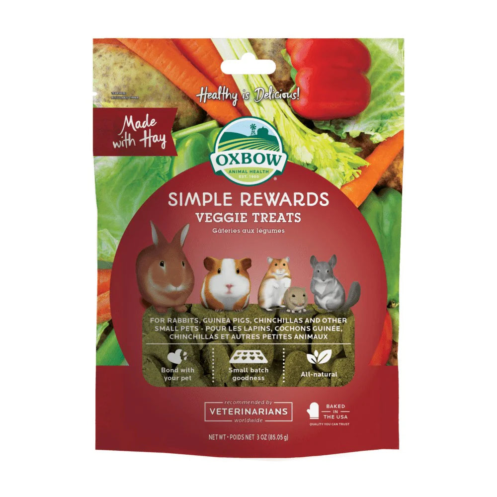 Oxbow Simple Rewards Veggie Treats - 85g