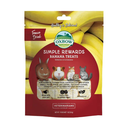 Oxbow Simple Rewards Banana Treats (Freeze-Dried) - 30g