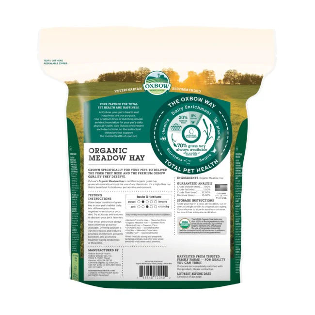 Oxbow Organic Meadow Hay - 425g