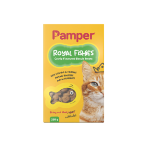Pampers Royal Fishies Biscuit  Cat treats