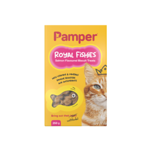Pampers Royal Fishies Biscuit  Cat treats
