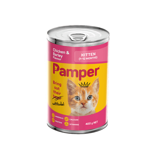 Pampers Canned Kitten