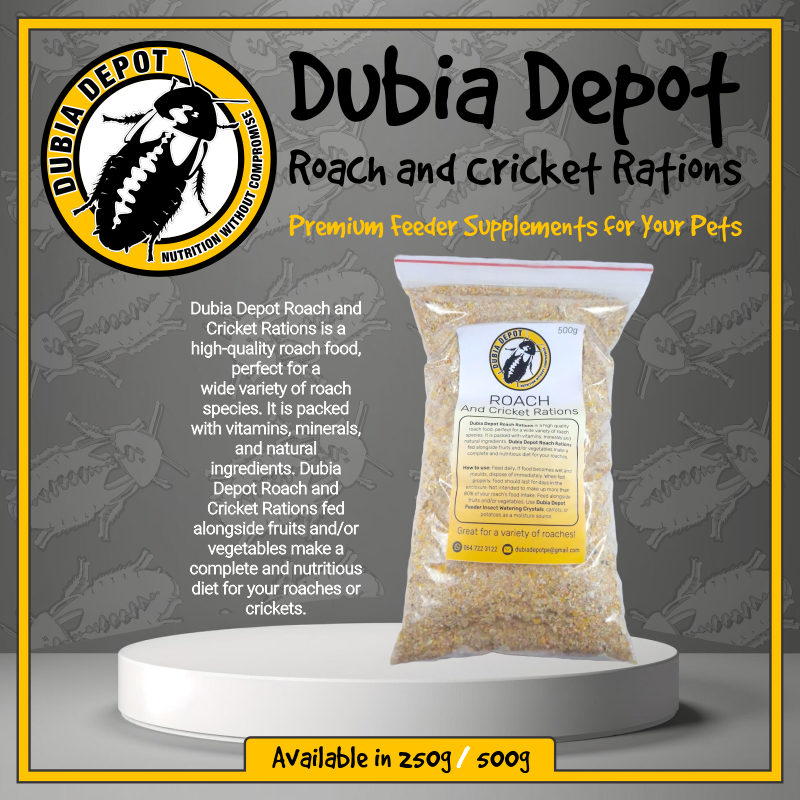 Dubia Depot Roach and Cricket Rations