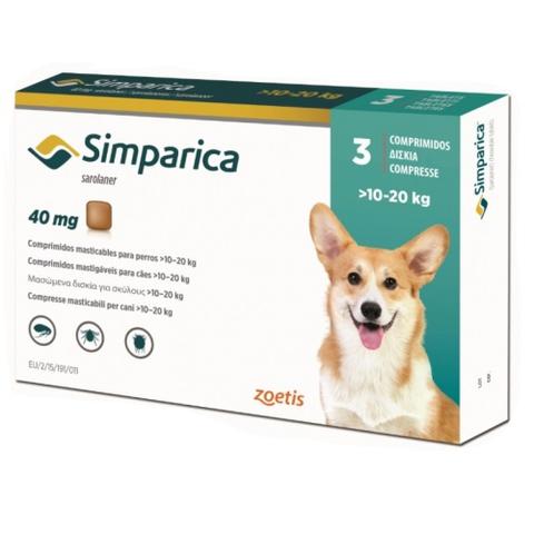 SIMPARICA 40MG TABS 3'S (10.1kg - 20kg)