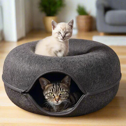 Cat Tunnel Donut bed