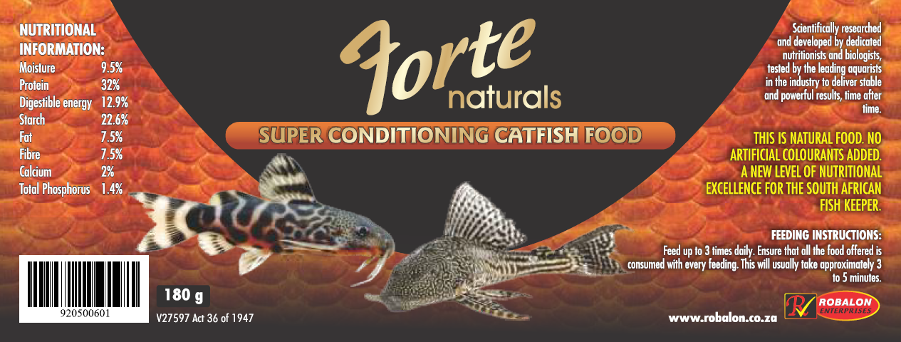 Forte Naturals Catfish Food 180g