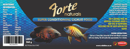 Forte Naturals Super Conditioning Cichlid Food