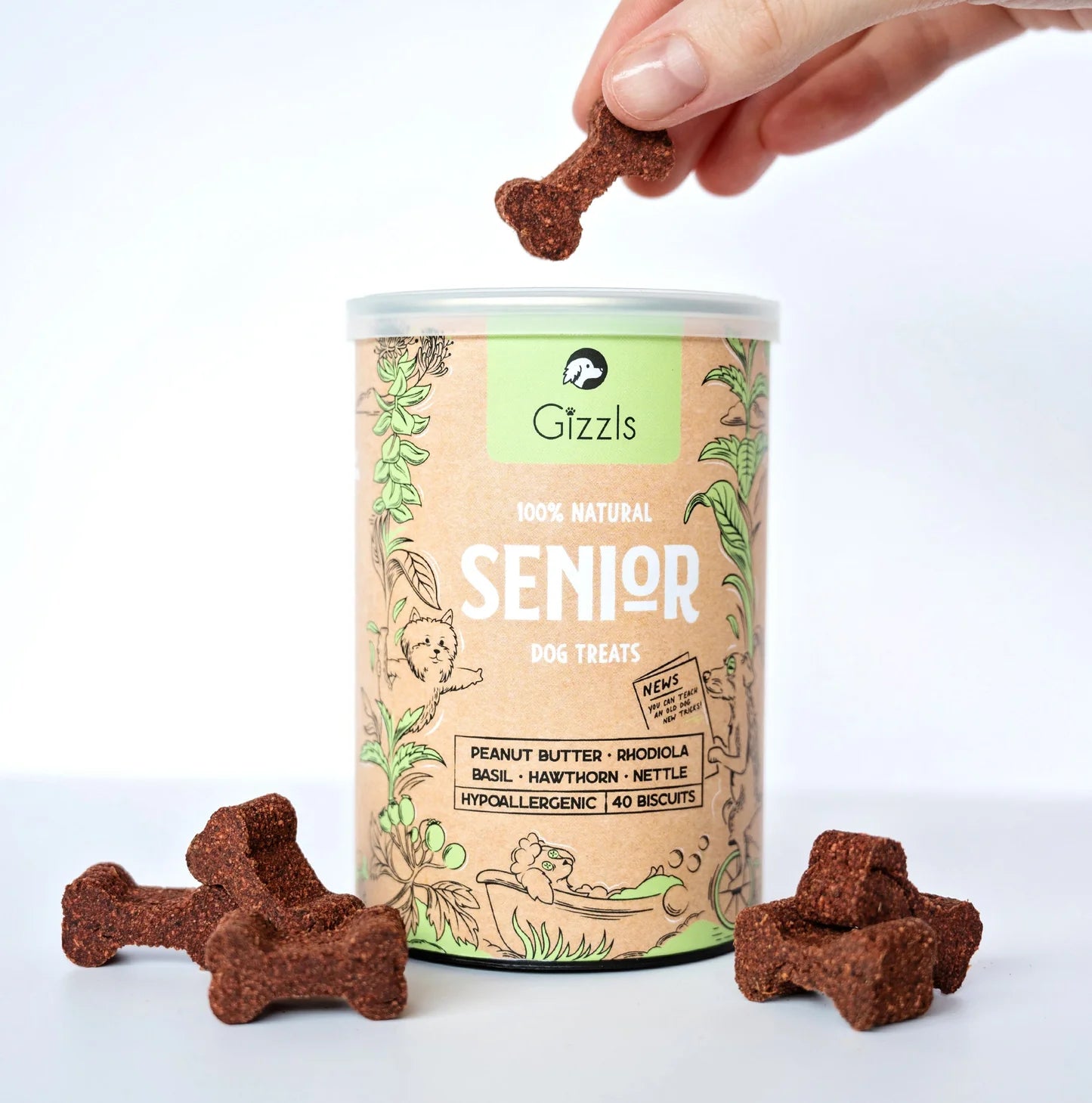 Gizzls Senior Dog Biscuits