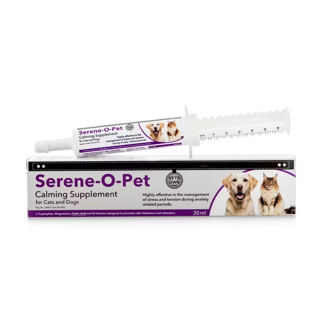 Vets Own Seren-o-pet Calming Paste Supplement 30ml