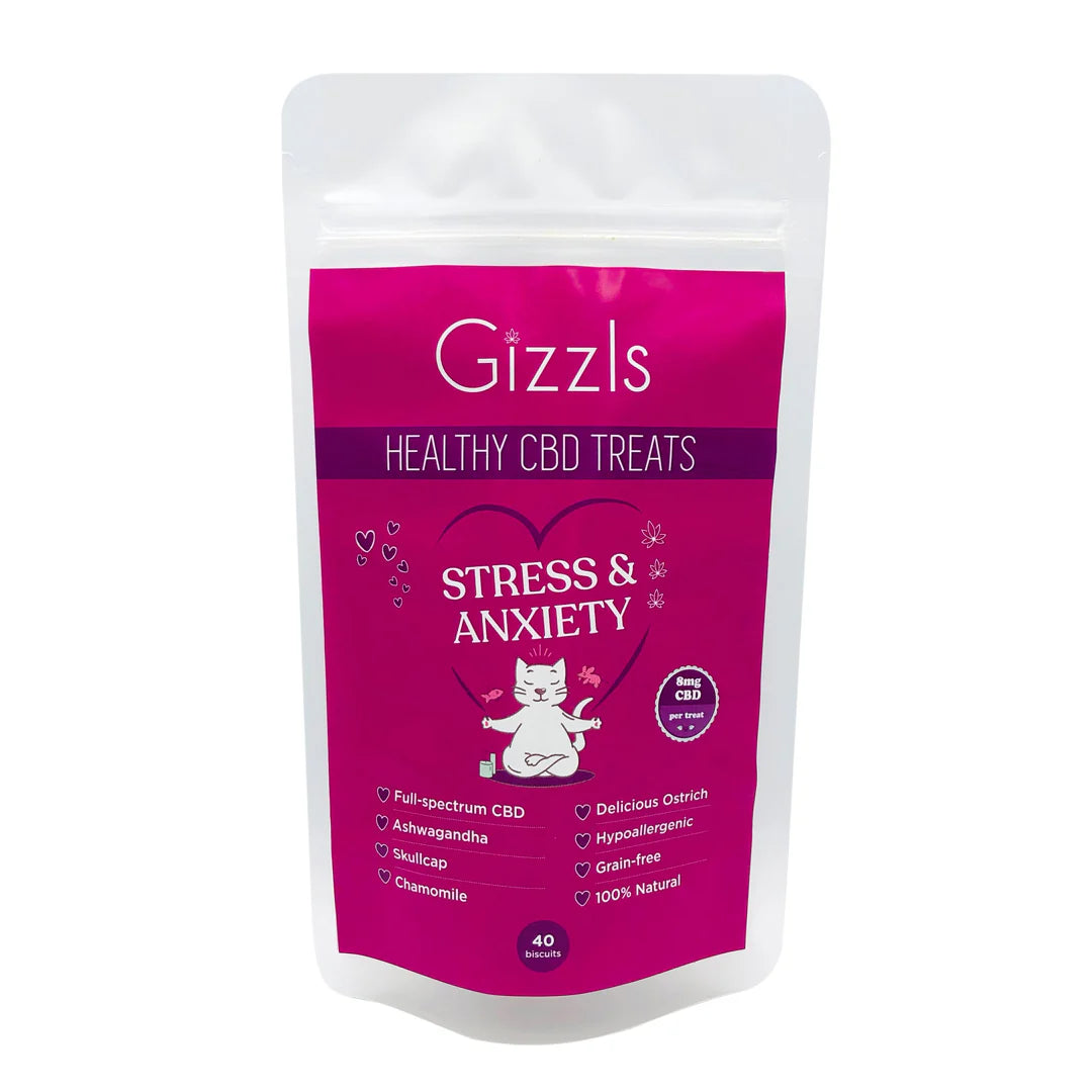Gizzls Cat Stress & Anxiety CBD Treats