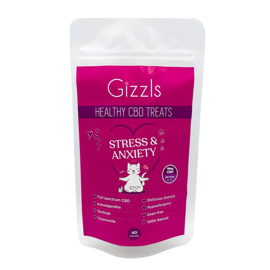 Gizzls Cat Stress & Anxiety CBD Treats