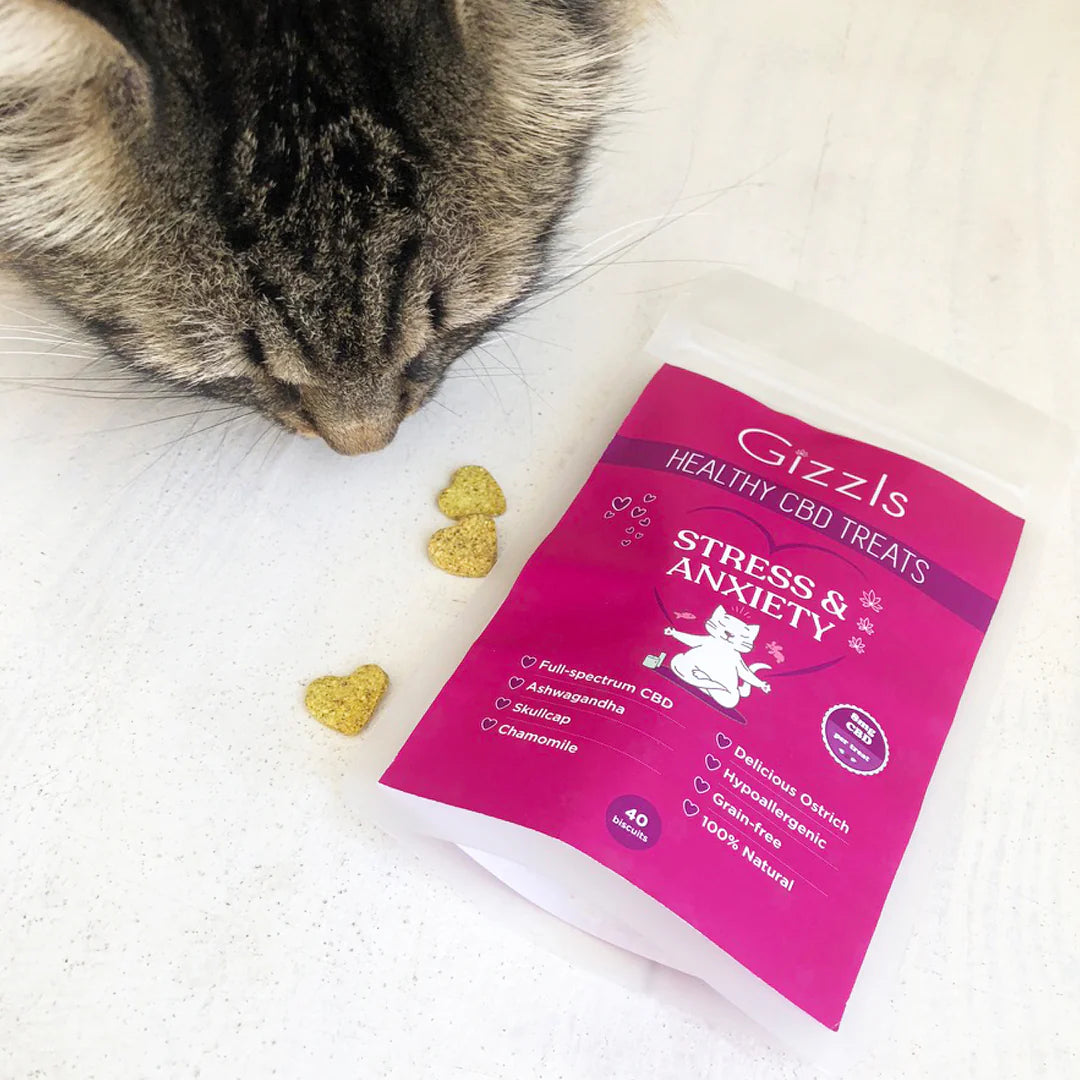 Gizzls Cat Stress & Anxiety CBD Treats