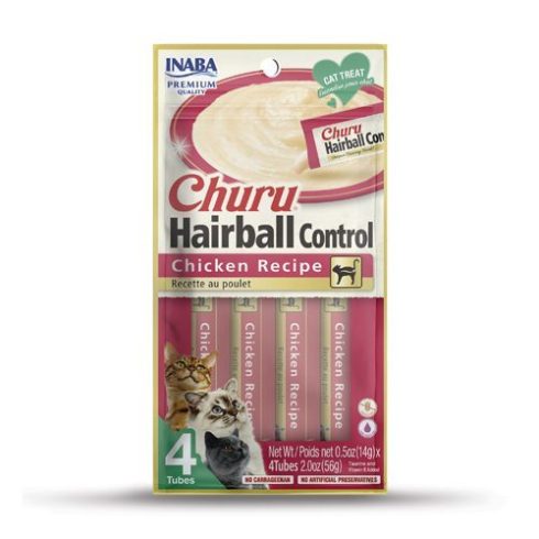 Churu Cat Puree Hairball Control - Chicken