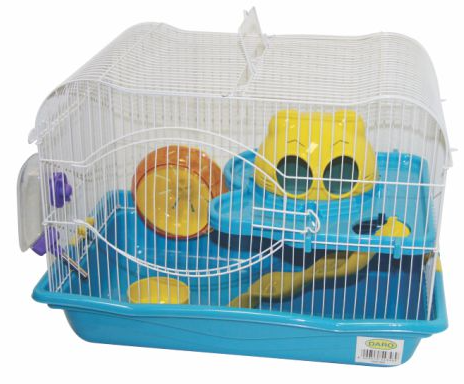 Hamster Wire Cage with Fun House - HAC360