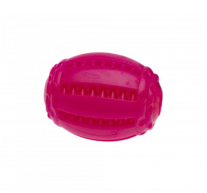 Comfy Mint Dental Rugby Dog Toy