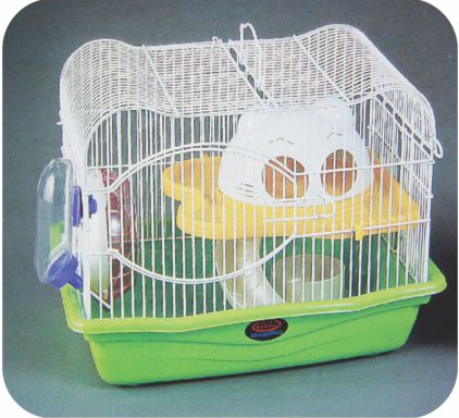 Hamster Wire Cage with Fun House - HAC363