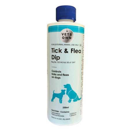 Vet's Own Tick & Flea Dip 250ml