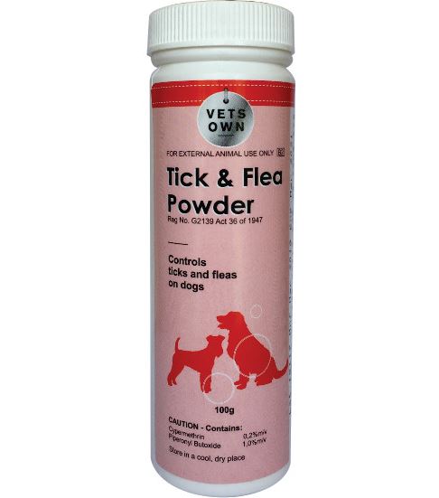 Vet's Own Tick & Flea Powder 100g