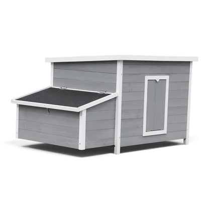 Wooden Chicken Coop for Up to 6 Chickens