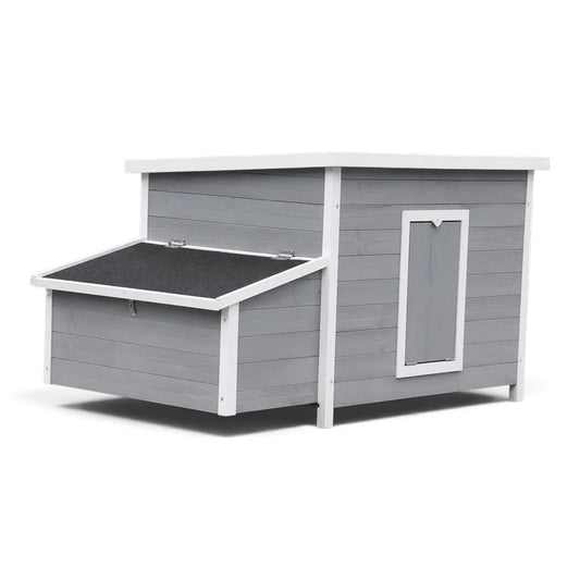 Wooden Chicken Coop for Up to 6 Chickens