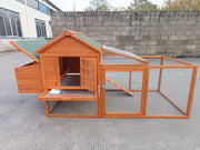 Delta Wooden Chicken Coop with Enclosed Run