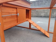 Delta Wooden Chicken Coop with Enclosed Run