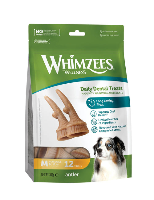 Whimzees Antler Medium Value Bag (12pc)