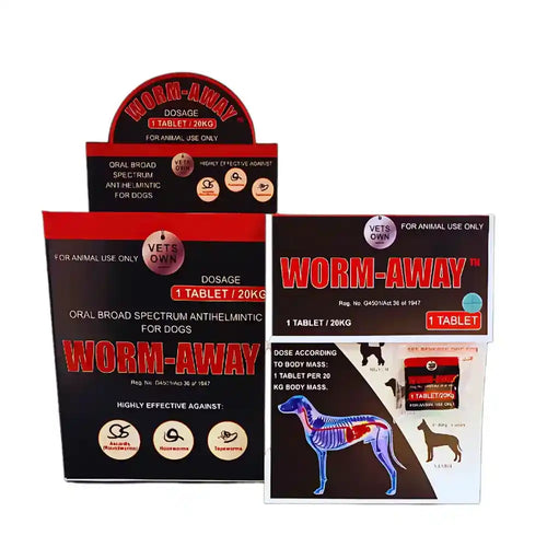 Vets Own Worm Away Tabs - Singles
