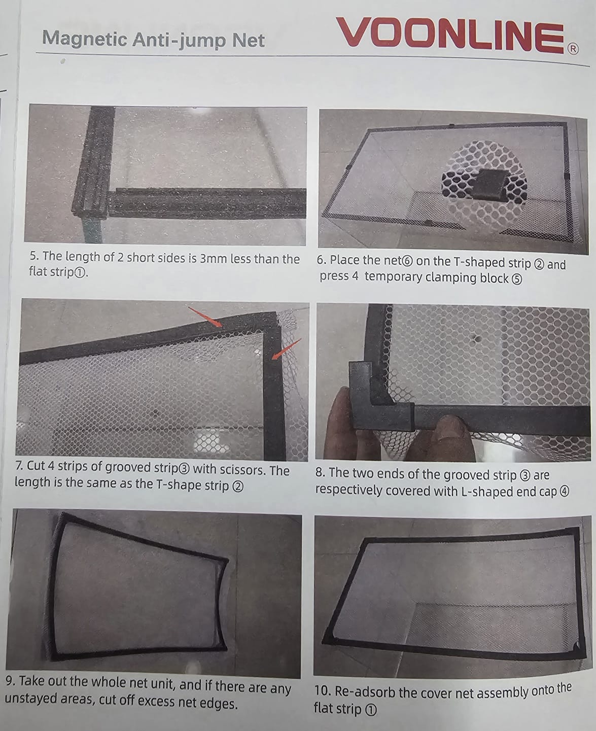 Voonline Anti Jump Net Magnetic