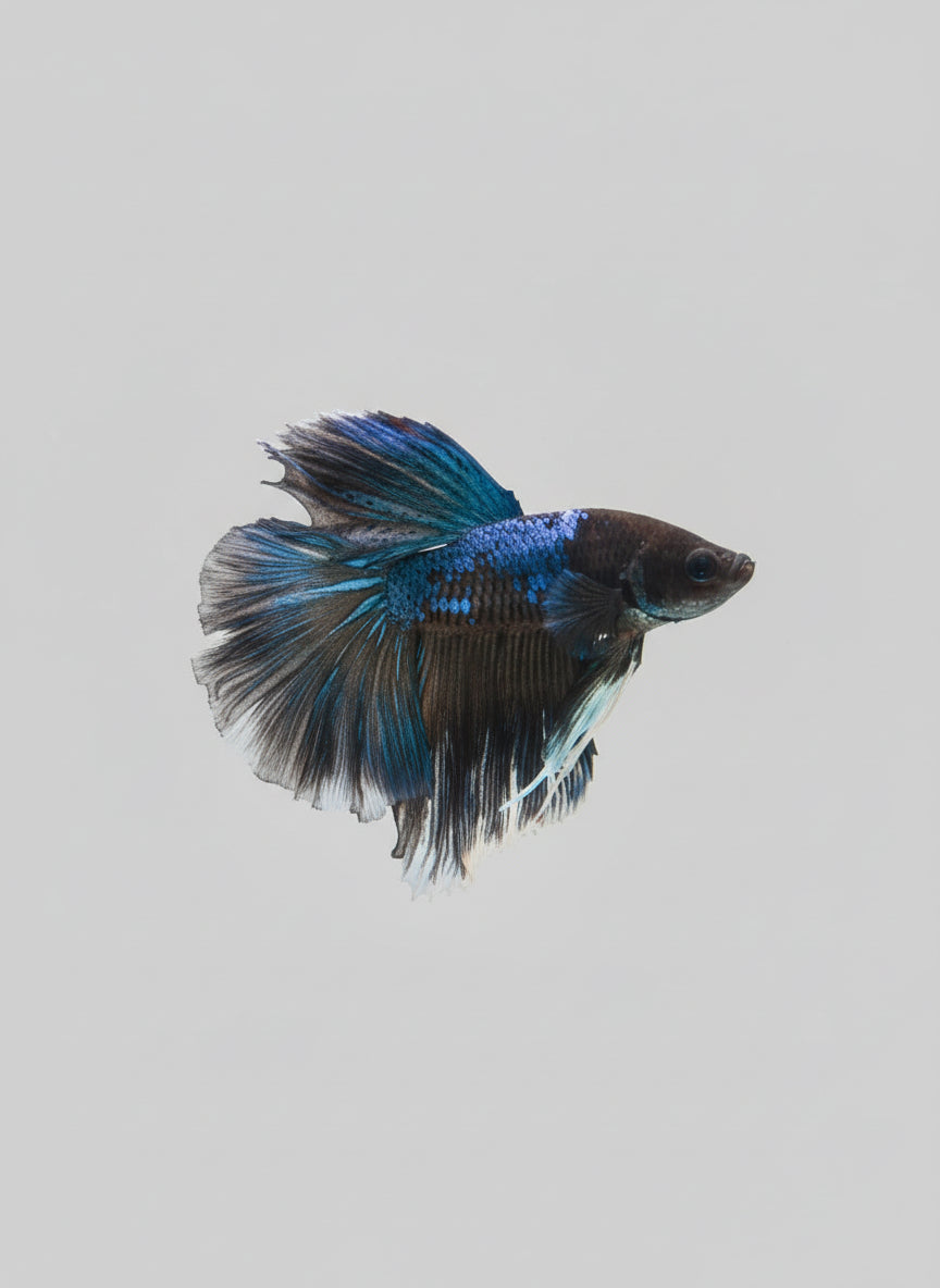 Betta-Avatar Blue Dragon Scale Halfmoon 1