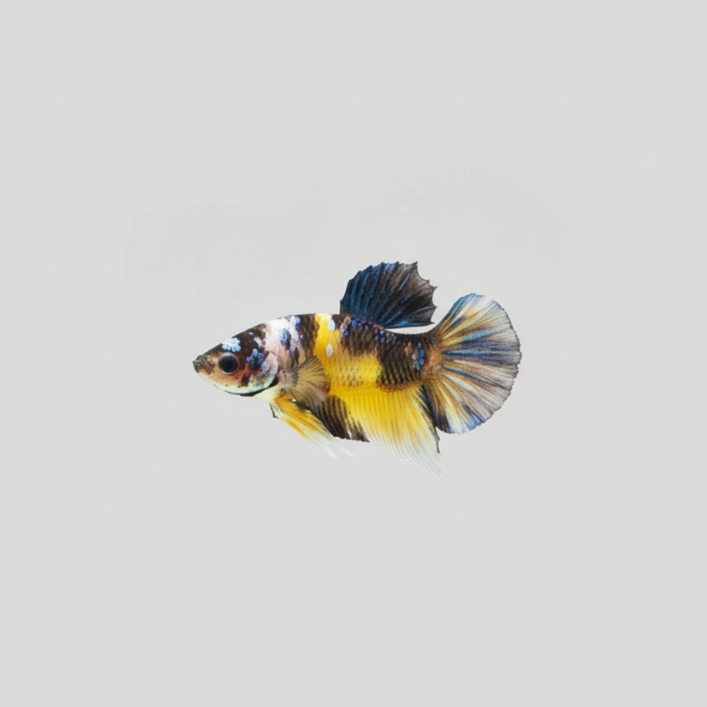 Betta- Yellow Galaxy Plakat 1