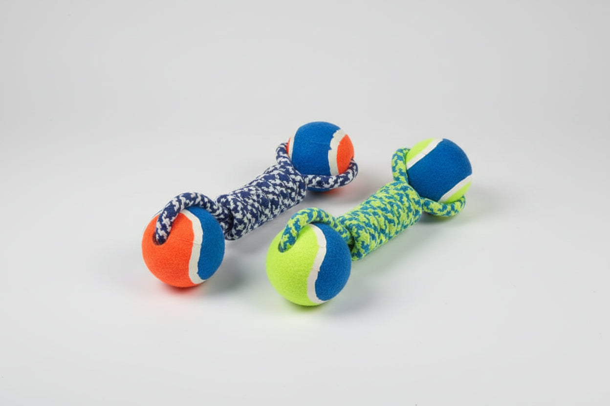 Zugo Dog Rope Tennis Dumbbell