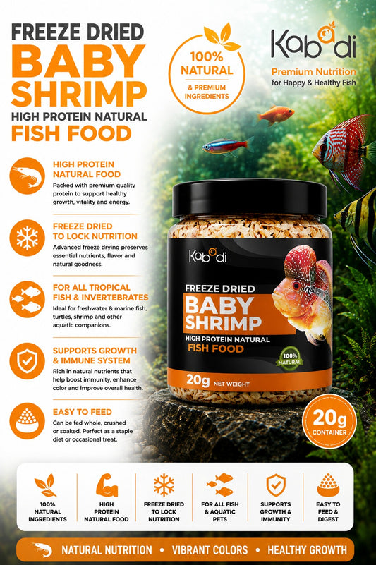 Kabadi Freeze Dried baby Shrimp 20g