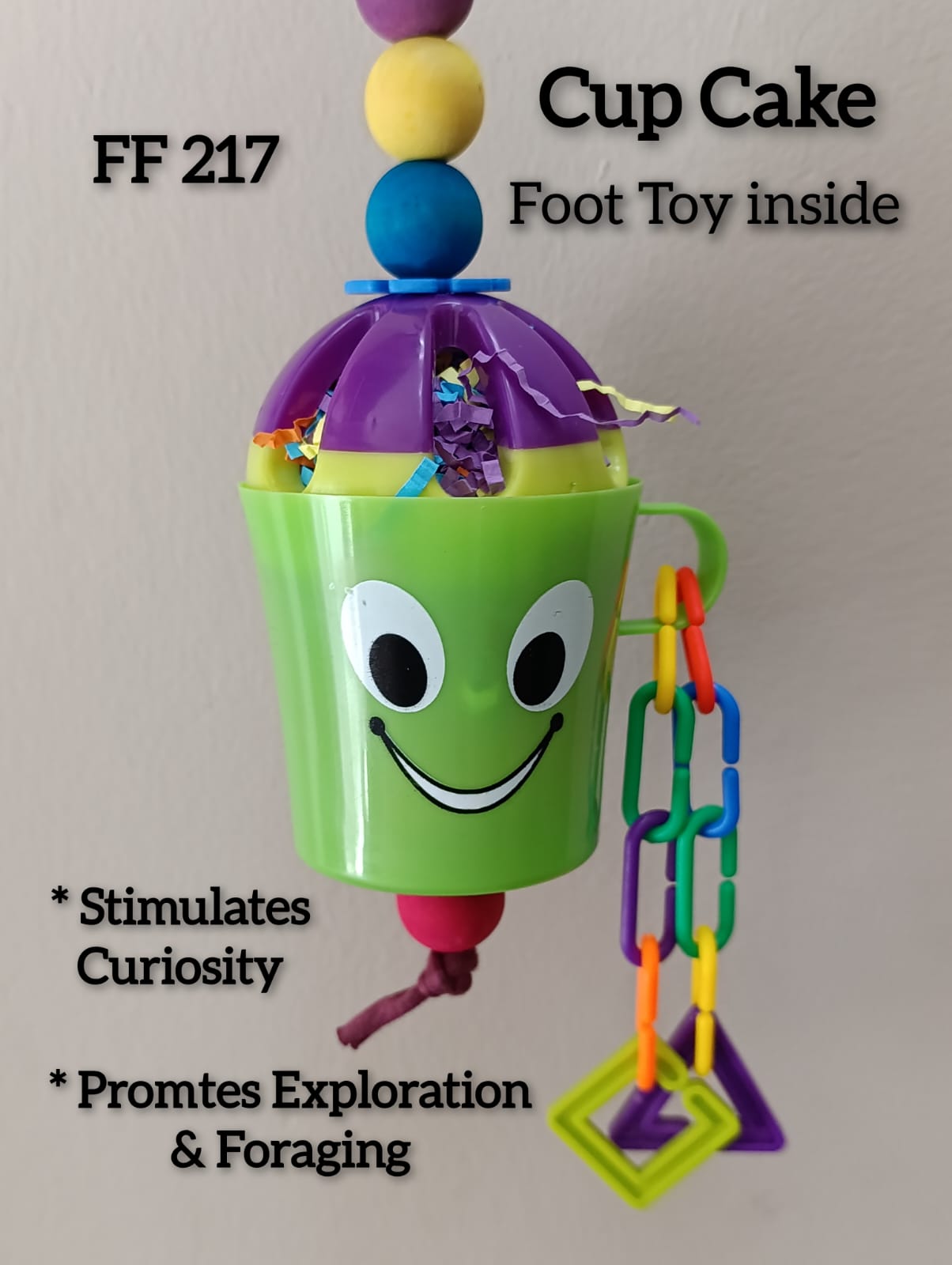 Cupcake Foot Toy