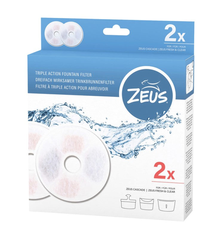 Zues Triple Action Filters 2pk