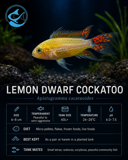 Apistogramma-Lemon Cockatoo