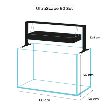 Aquael UltraScape 60 Aquarium Set Forest