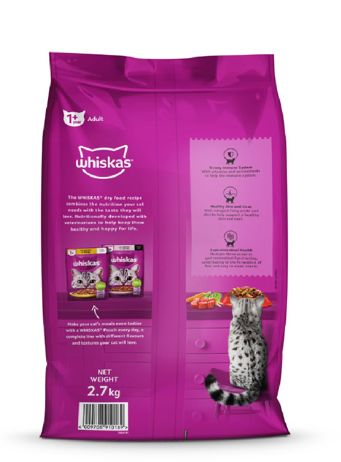 Whiskas Dry Adult - Beef