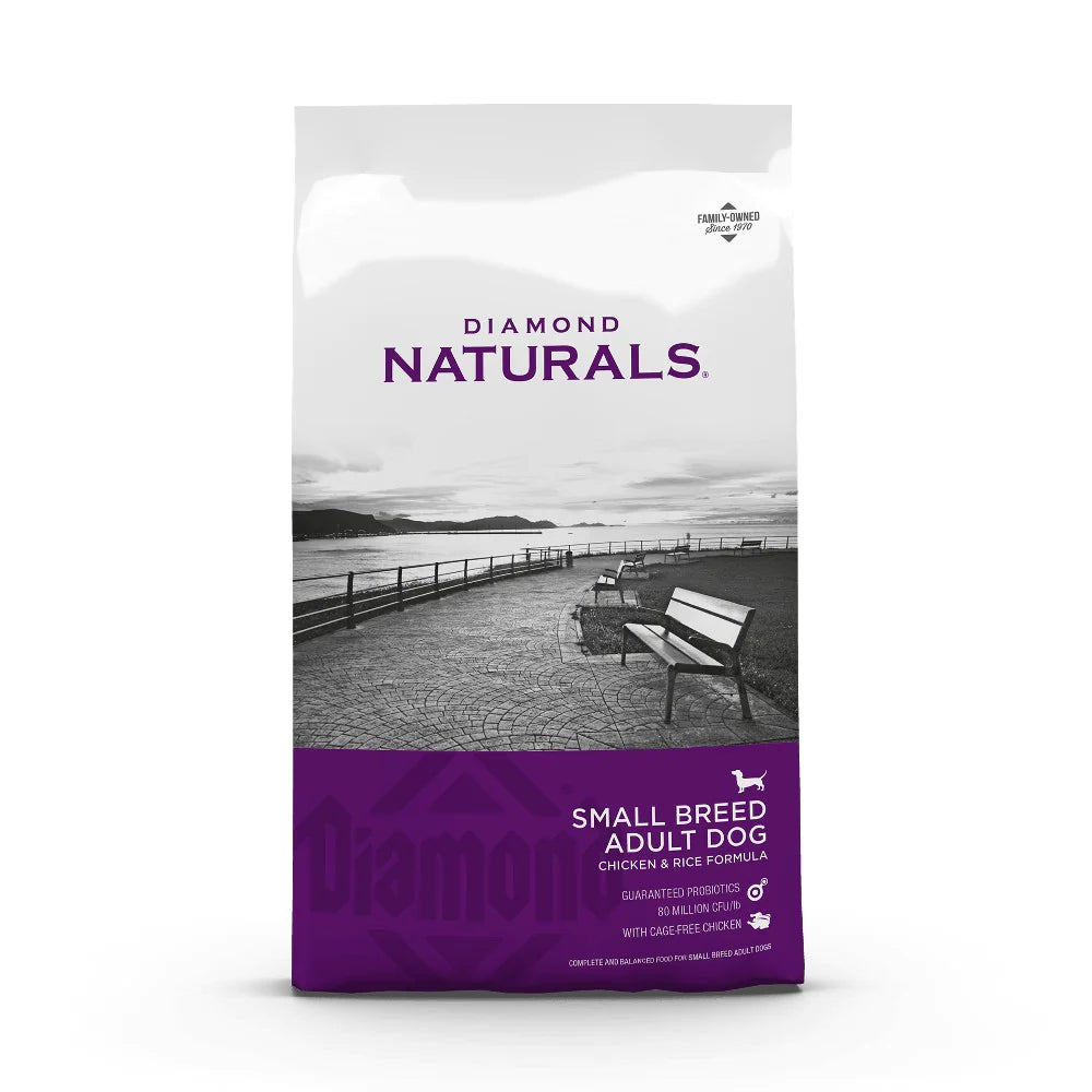 Diamond Naturals Small Breed Adult Dog Formula – Rich in Chicken & Rice