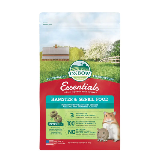 Oxbow Essentials Hamster & Gerbil Food 454g